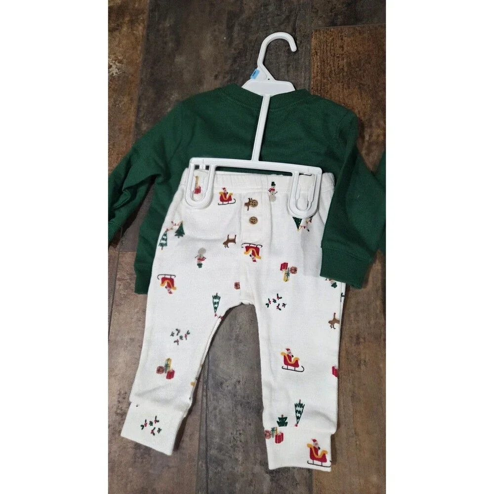 Carter’s Children’s Snow Excited To See You Christmas Outfit NWT Sz 6M B9